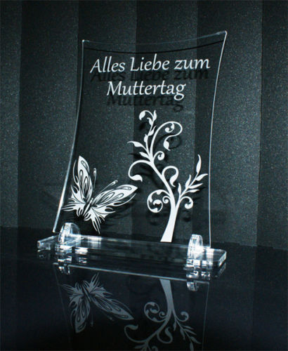 Acrylschild Geschenk zum Muttertag "Alles Liebe zum Muttertag"