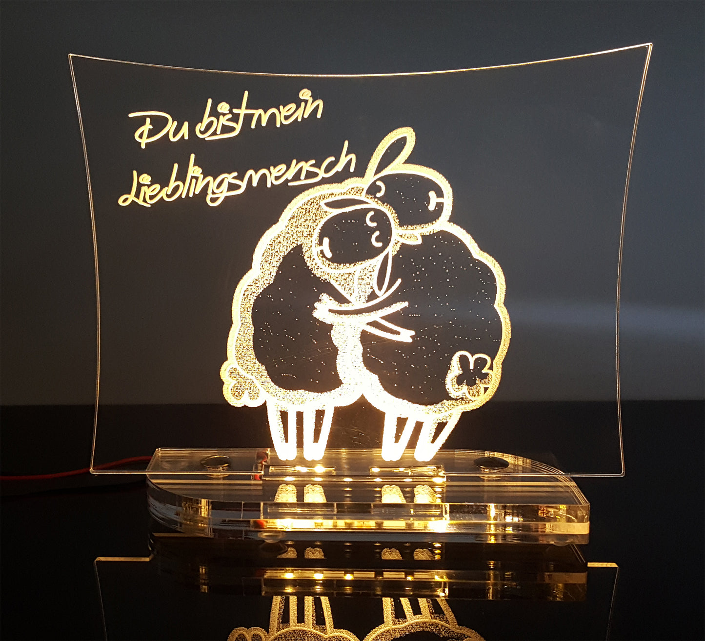 Acryl Aufsteller Sheep Serie "Lieblingsmensch"