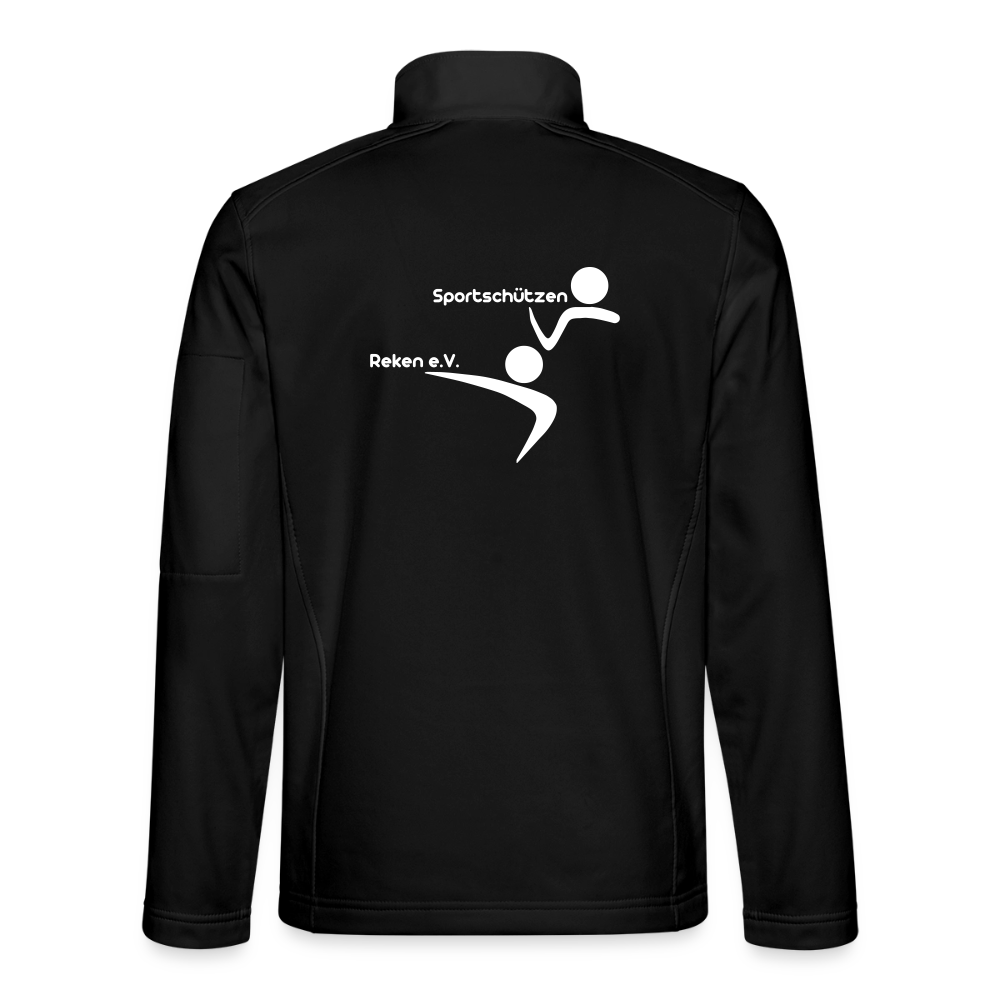 Unisex Softshelljacke Sportschützen Reken - Schwarz